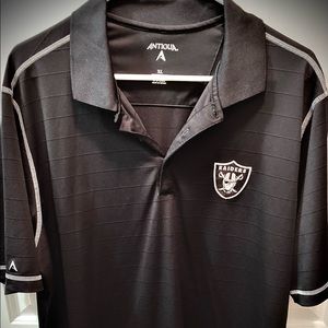 Las Vegas Raiders Antigua XL Golf Shirt